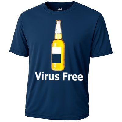 Virus Free Beer Bottle Performance Shirt