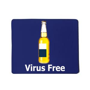 Virus Free Beer Bottle Mousepad