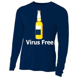 Virus Free Beer Bottle Cooling Performance Long Sleeve Crew