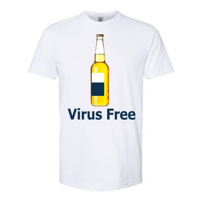 Virus Free Beer Bottle Softstyle® CVC T-Shirt