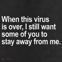 Virus Is Over I Still Want You To Stay Away From Me Funny Beanie