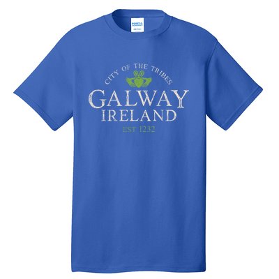 Vintage Irish Souvenir Funny Gift: Claddagh Galway Ireland Gift Tall T-Shirt