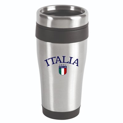 Vintage Italia Soccer Funny Gift 16oz Travel Tumbler