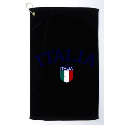 Vintage Italia Soccer Funny Gift Golf Towel