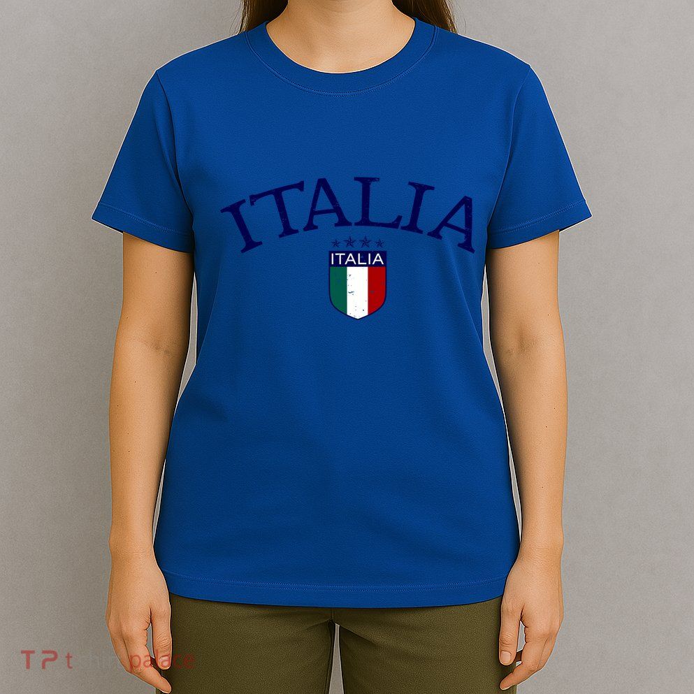 Vintage Italia Soccer Funny Gift T-Shirt