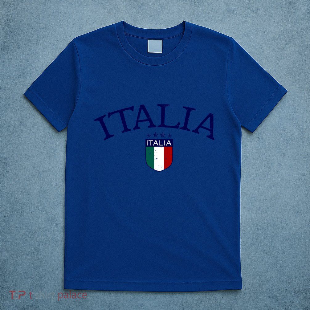 Vintage Italia Soccer Funny Gift T-Shirt