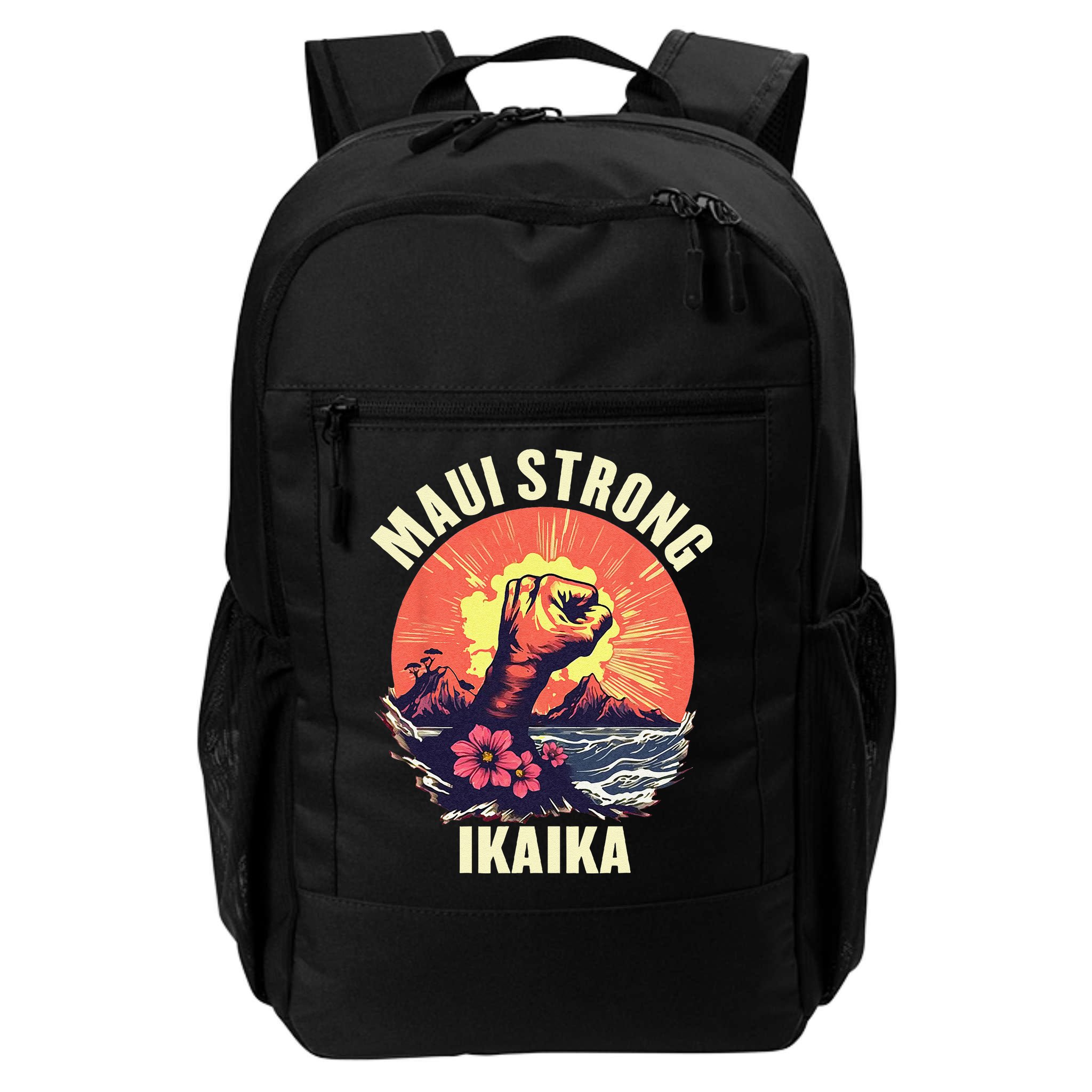 Vintage Ikaika Strong Maui Hawaii Island I Love Hawaii Backpack