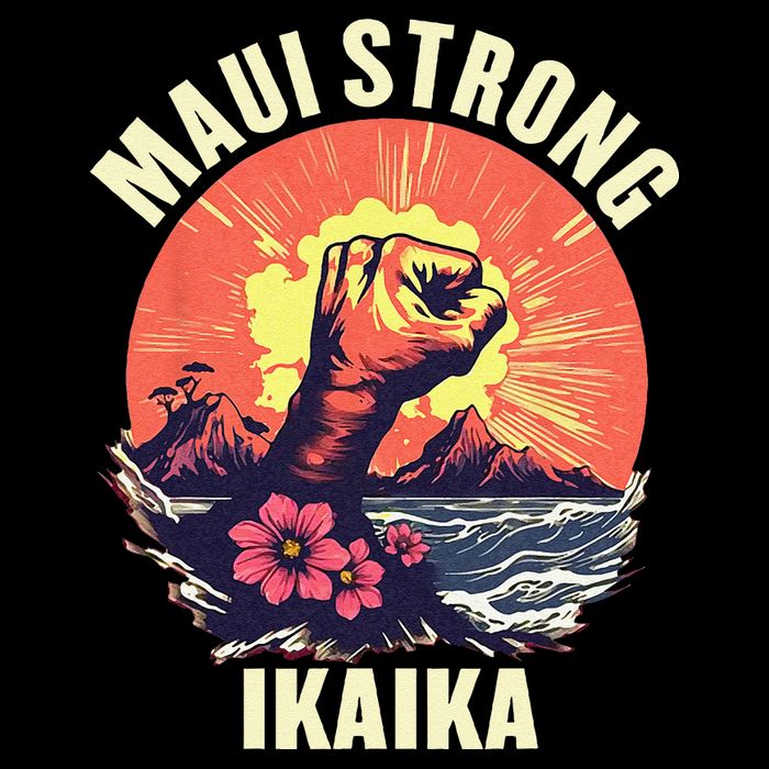 Vintage Ikaika Strong Maui Hawaii Island I Love Hawaii Backpack
