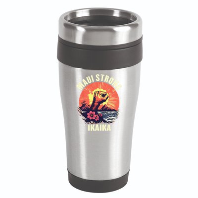 Vintage Ikaika Strong Maui Hawaii Island I Love Hawaii 16oz Travel Tumbler