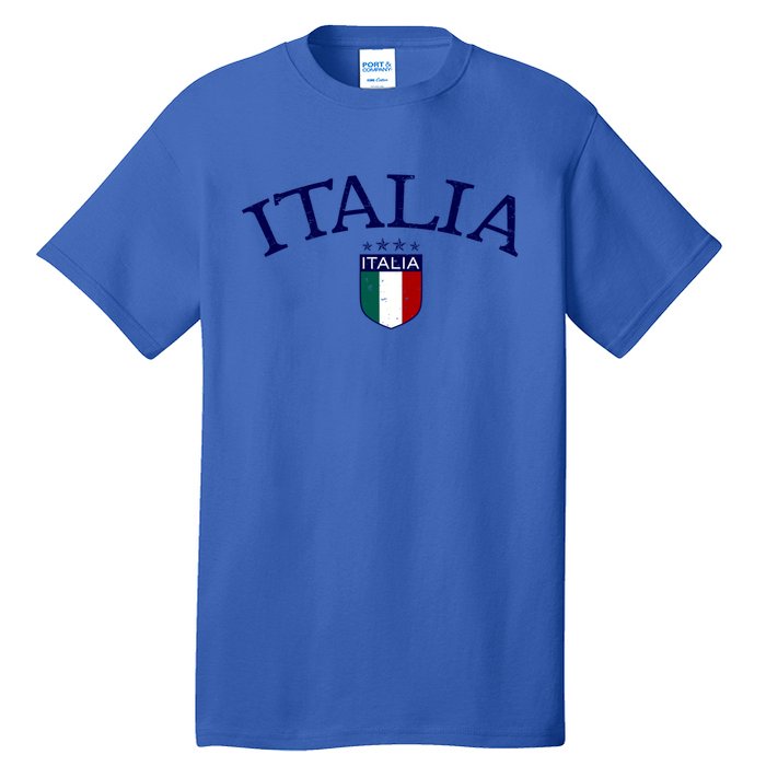 Vintage Italia Soccer Gift Tall T-Shirt