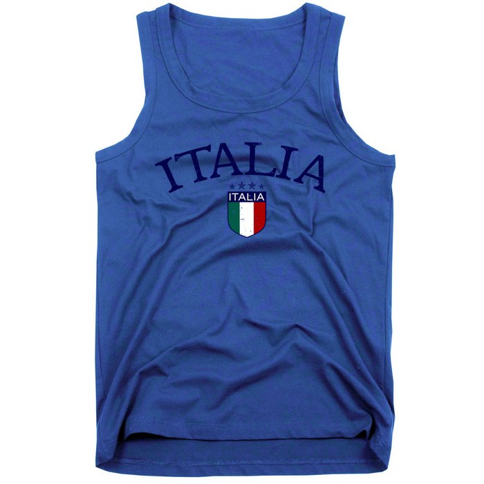 Vintage Italia Soccer Gift Tank Top