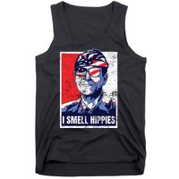 Vintage I Smell Hippies 4th Of July Merica Tank Top