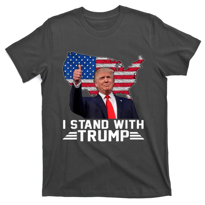 Vintage I Stand With Trump Pro Trump Supporter T-Shirt