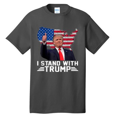 Vintage I Stand With Trump Pro Trump Supporter Tall T-Shirt