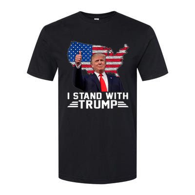 Vintage I Stand With Trump Pro Trump Supporter Softstyle® CVC T-Shirt