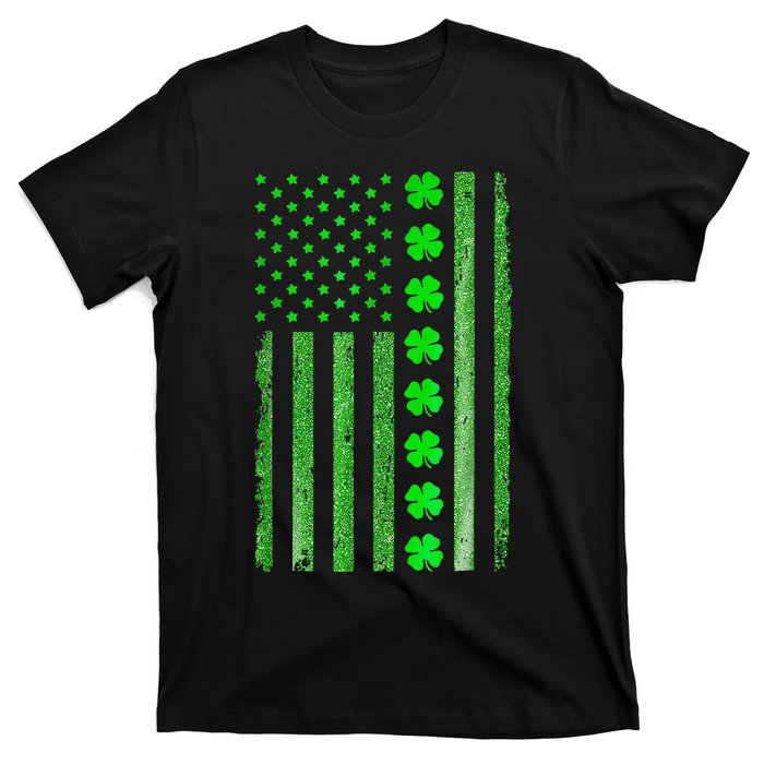 Vintage Irish S Hamrock Flag St Patrick's Day T-Shirt