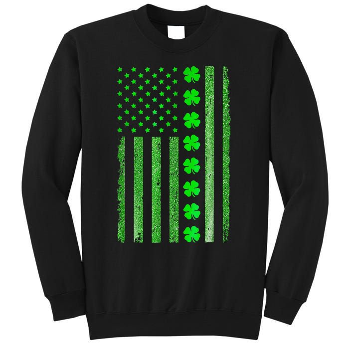 Vintage Irish S Hamrock Flag St Patrick's Day Tall Sweatshirt