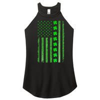 Vintage Irish S Hamrock Flag St Patrick's Day Women's Perfect Tri Rocker Tank