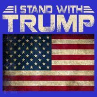 Vintage I Stand With Trump Pro Trump Tall T-Shirt