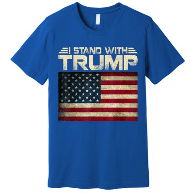 Vintage I Stand With Trump Pro Trump Premium T-Shirt