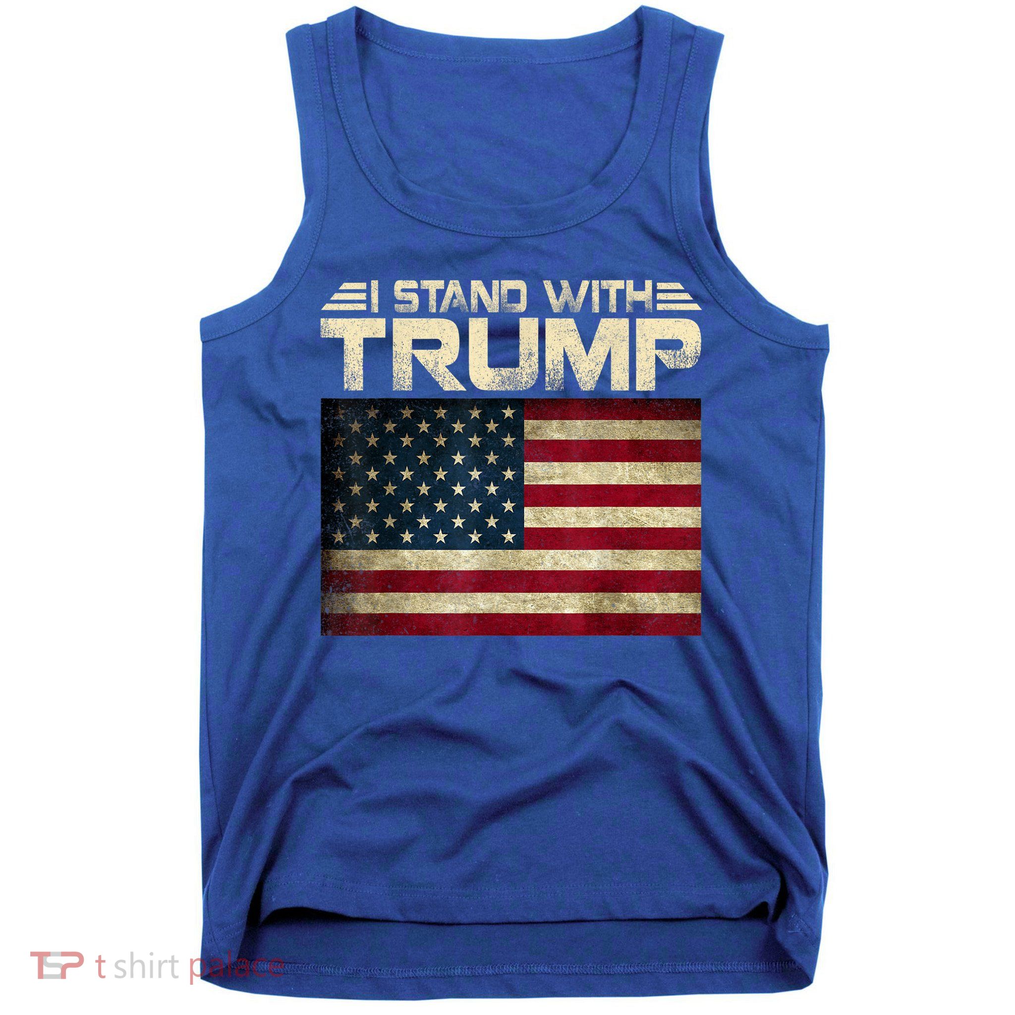 Vintage I Stand With Trump Pro Trump Tank Top
