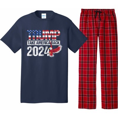 Vintage I Stand With Trump Pro Trump Supporter Pajama Set