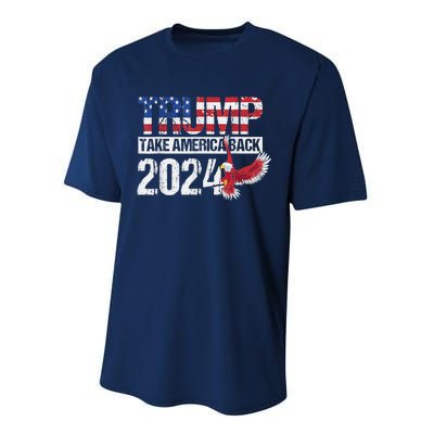 Vintage I Stand With Trump Pro Trump Supporter Performance Sprint T-Shirt