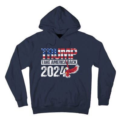 Vintage I Stand With Trump Pro Trump Supporter Tall Hoodie