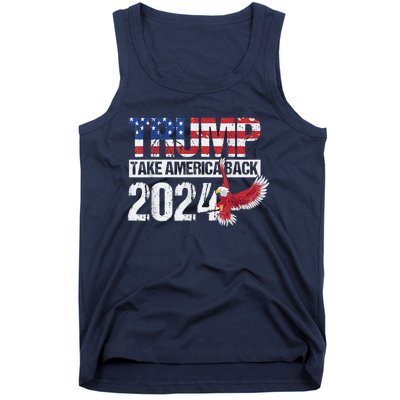 Vintage I Stand With Trump Pro Trump Supporter Tank Top