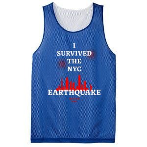 Viral I Survived The Nyc Earthquake Mesh Reversible Basketball Jersey Tank