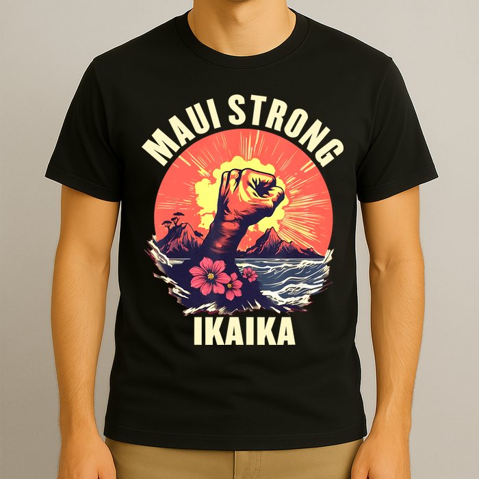 Vintage Ikaika Strong Maui Hawaii Island I Love Hawaii T-Shirt