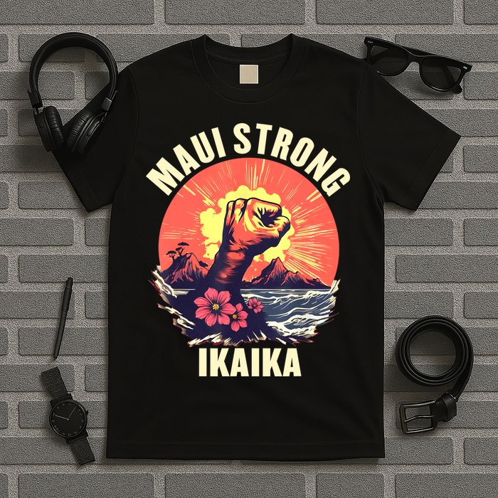 Vintage Ikaika Strong Maui Hawaii Island I Love Hawaii T-Shirt