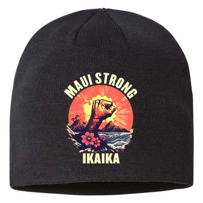 Vintage Ikaika Strong Maui Hawaii Island I Love Hawaii Sustainable Beanie