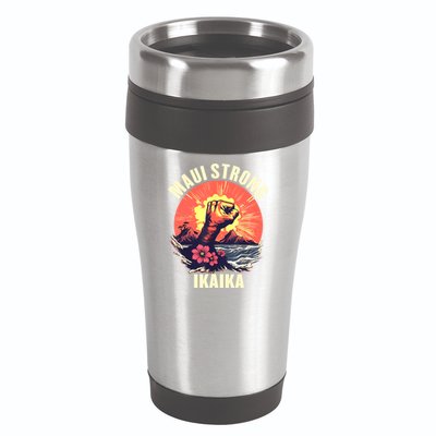 Vintage Ikaika Strong Maui Hawaii Island I Love Hawaii 16oz Travel Tumbler
