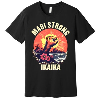 Vintage Ikaika Strong Maui Hawaii Island I Love Hawaii Premium T-Shirt