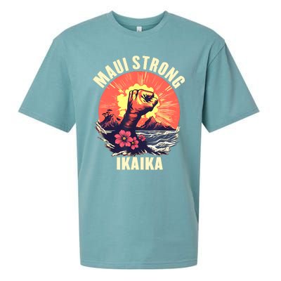 Vintage Ikaika Strong Maui Hawaii Island I Love Hawaii Sueded Cloud Jersey T-Shirt