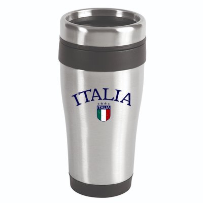 Vintage Italia Soccer Gift 16oz Travel Tumbler