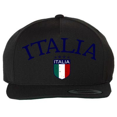 Vintage Italia Soccer Gift Wool Snapback Cap