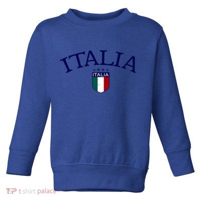 Vintage Italia Soccer Gift Toddler Sweatshirt