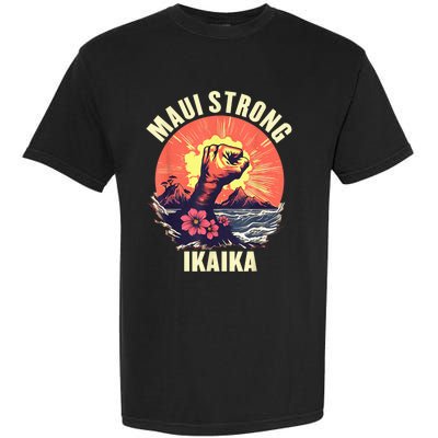 Vintage Ikaika Strong Maui Hawaii Island I Love Hawaii Garment-Dyed Heavyweight T-Shirt