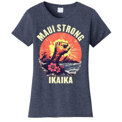 Vintage Ikaika Strong Maui Hawaii Island I Love Hawaii Women's T-Shirt