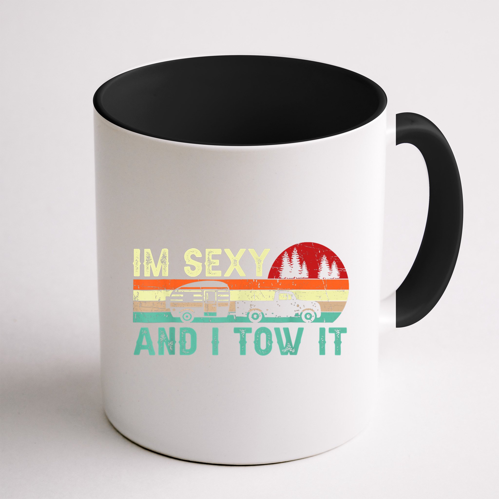 Vintage Im Sexy And I Tow It Funny Camping Rv Camper Gift Mug