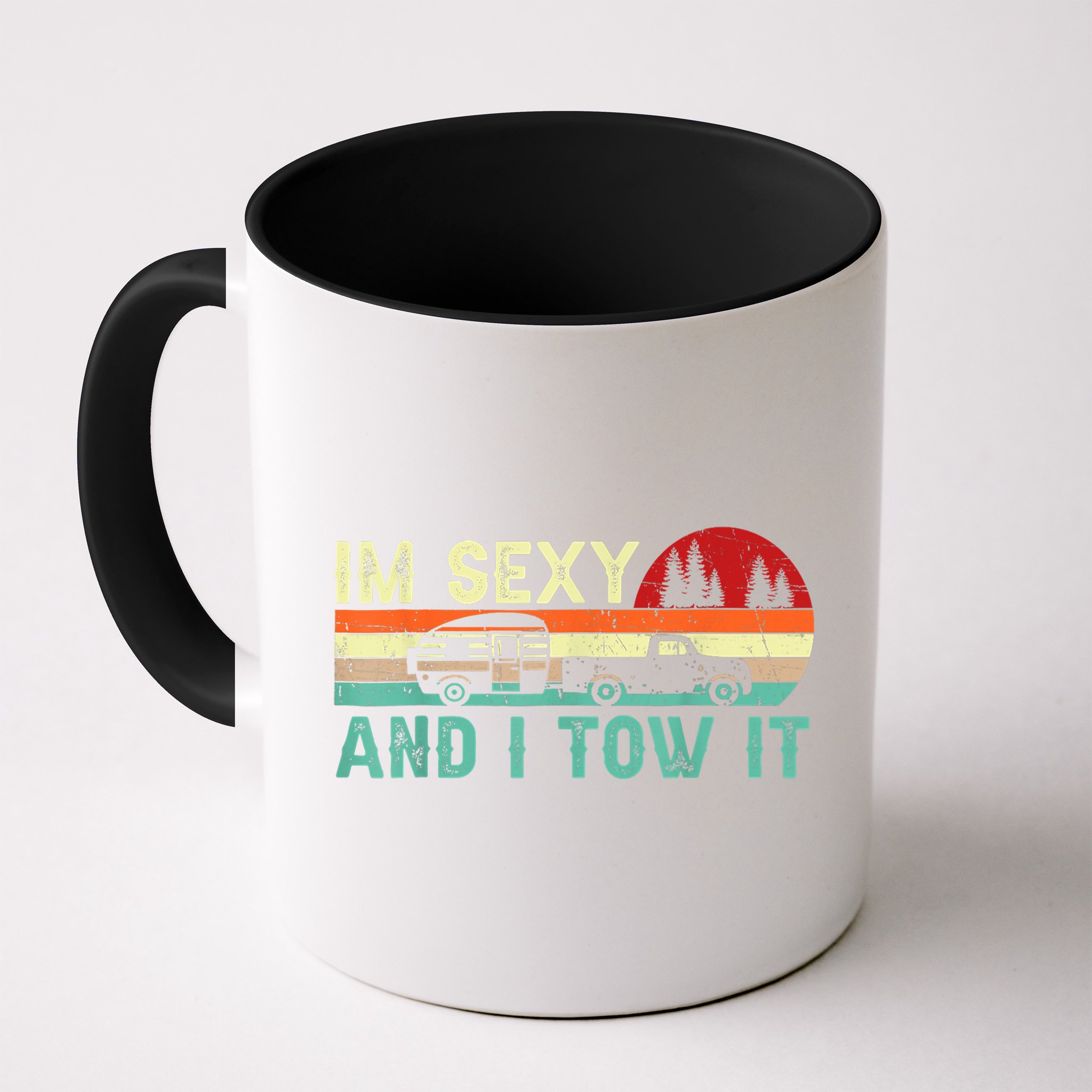 Vintage Im Sexy And I Tow It Funny Camping Rv Camper Gift Mug