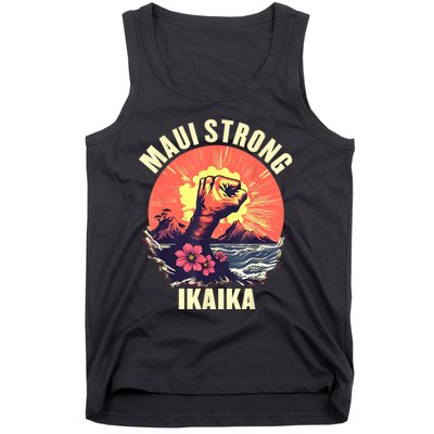 Vintage Ikaika Strong Maui Hawaii Island I Love Hawaii Tank Top