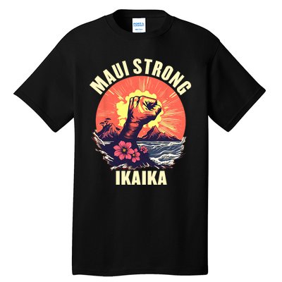 Vintage Ikaika Strong Maui Hawaii Island I Love Hawaii Tall T-Shirt