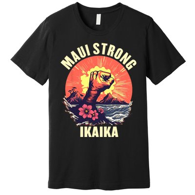 Vintage Ikaika Strong Maui Hawaii Island I Love Hawaii Premium T-Shirt