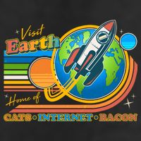 Visit Earth Home Of Cats Internet Bacon Adult Drive Performance Visor