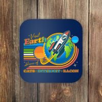 Visit Earth Home Of Cats Internet Bacon Coaster