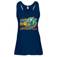 Visit Earth Home Of Cats Internet Bacon Ladies Essential Flowy Tank