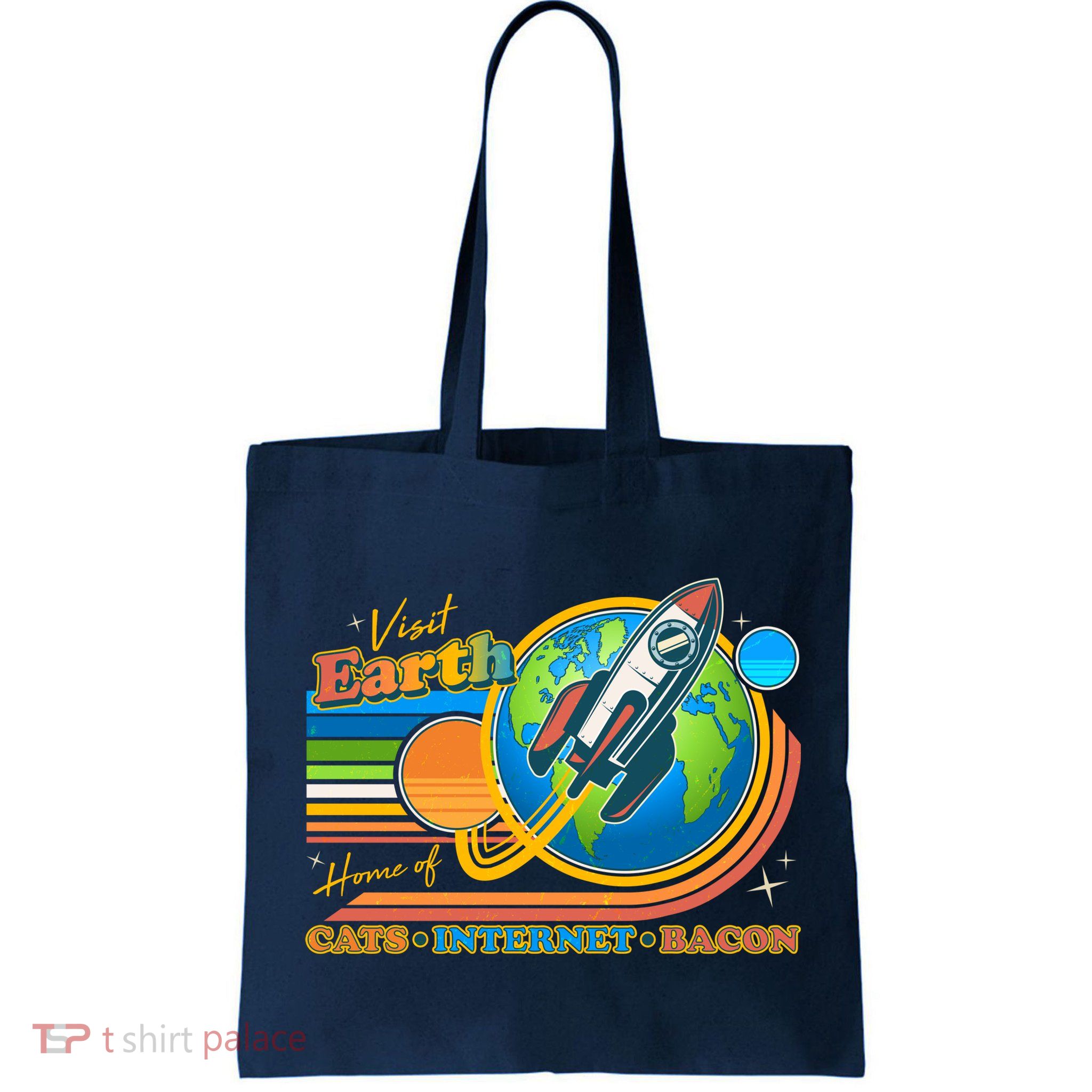 Visit Earth Home Of Cats Internet Bacon Bag